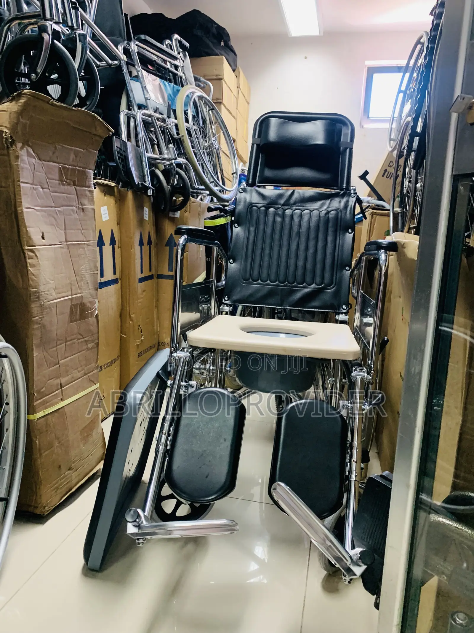 Wheelchair, Multifunctional Manual Wheelchair With Bed Pan