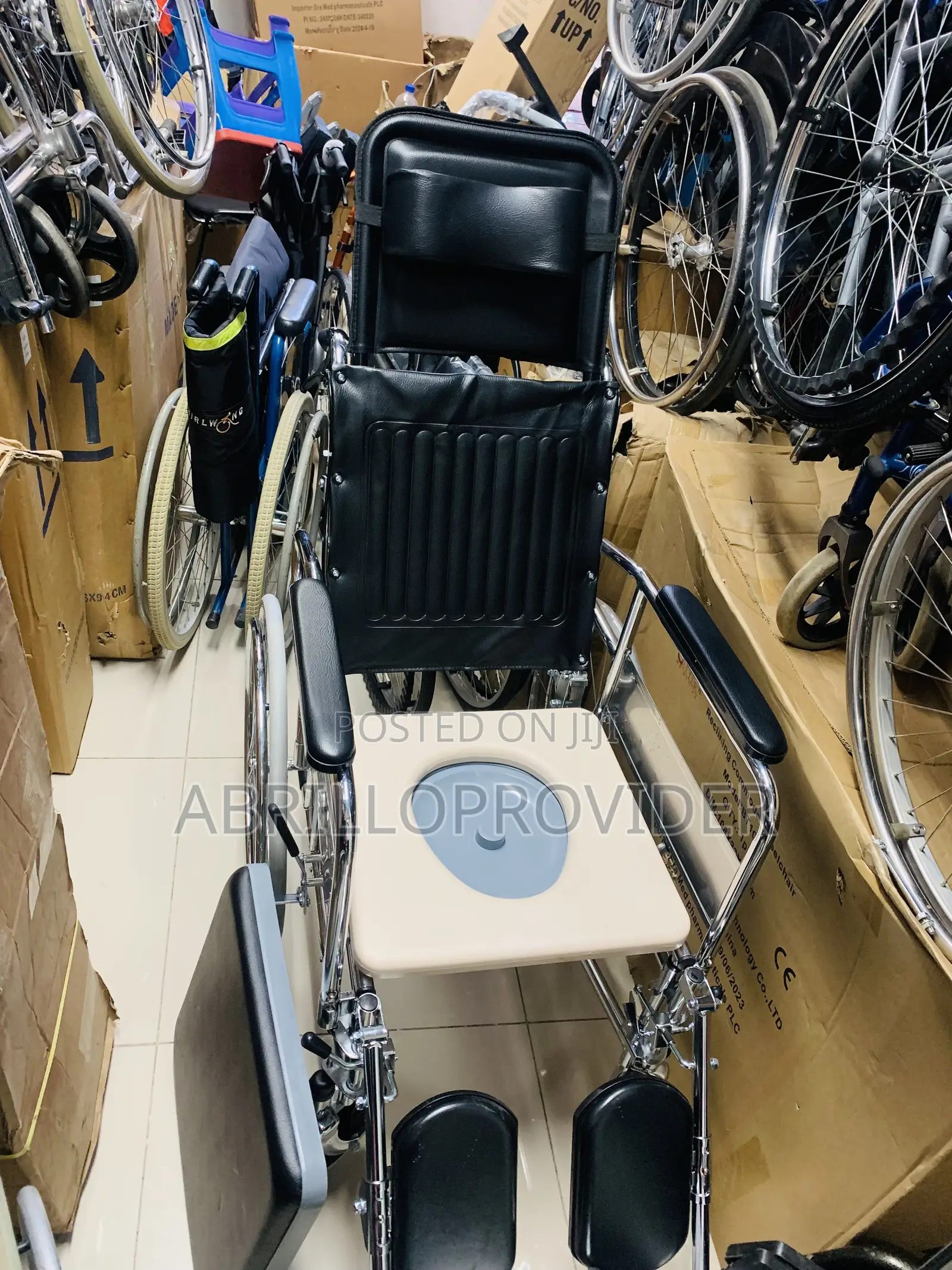 New Fully Lying Flat Reclining Wheelchair Lightweight Foldin