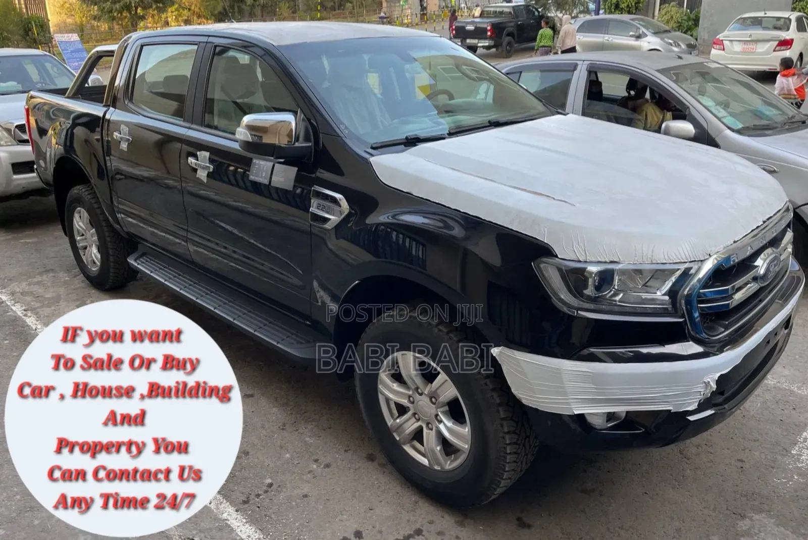 New Ford Ranger 2023 Matt Black