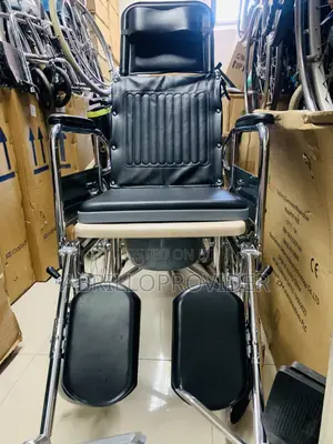 Photo - Commode Chair,With Removable Cushion and Elevating Leg Rests