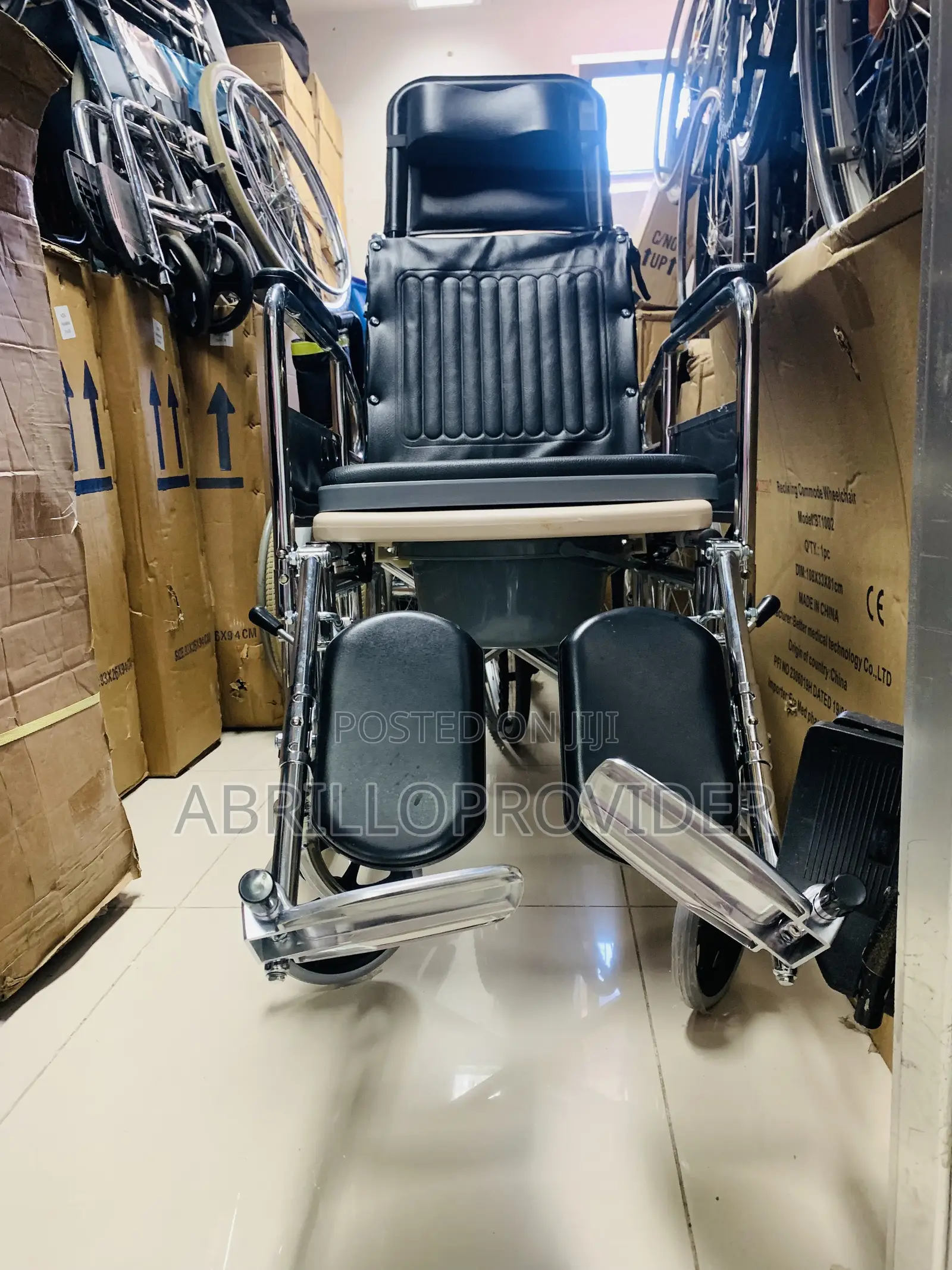 Multi-Functional Fully Lying Flat Reclining Wheelchair Light