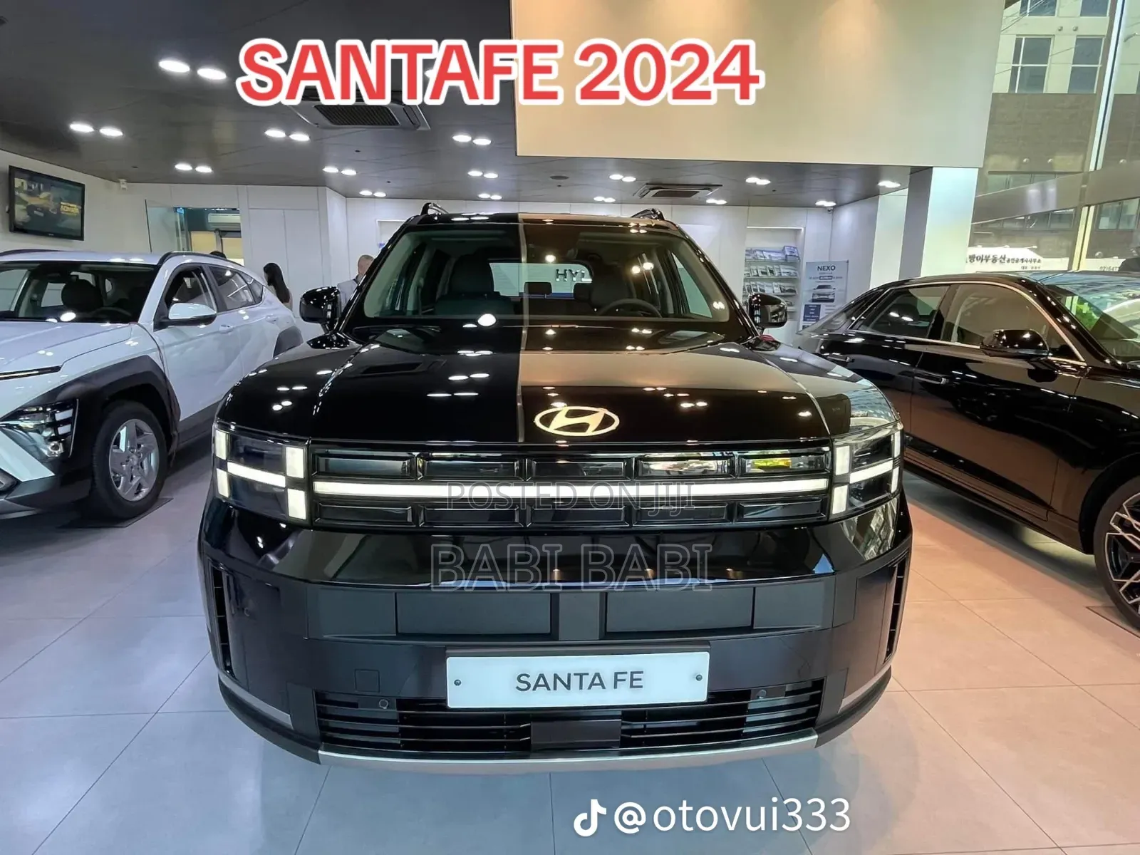 New Hyundai Santa Fe 2024 Matt Black