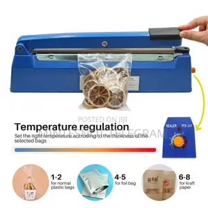 Impulse Heat Sealer Plastic Sealer Packaging የላስቲክ ማሸጊያ