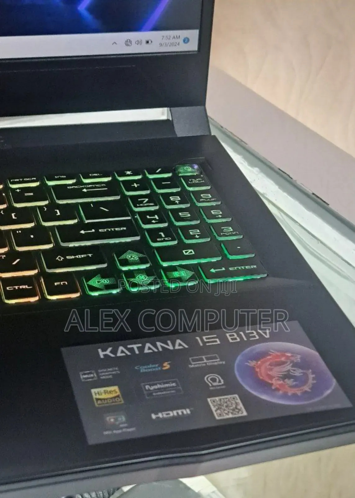 New Laptop MSI Katana 15 16GB Intel Core I7 SSD 1T
