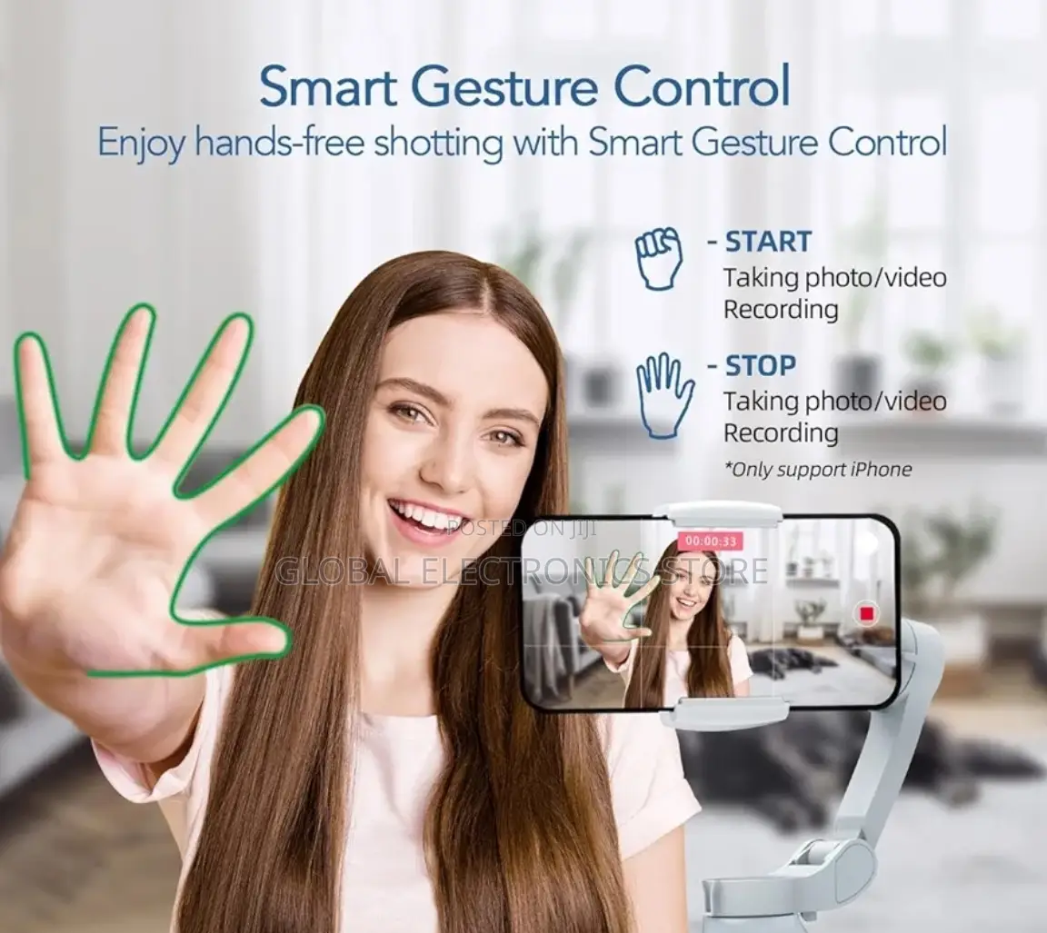 3-Axis Gimbal Stabilizer ++ AI Face Tracking (2024 Ugraded)