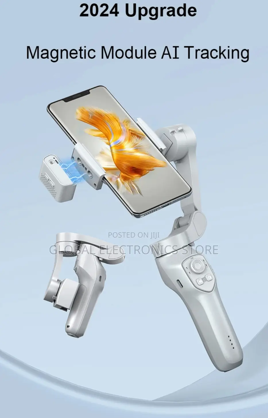 3-Axis Gimbal Stabilizer ++ AI Face Tracking (2024 Ugraded)