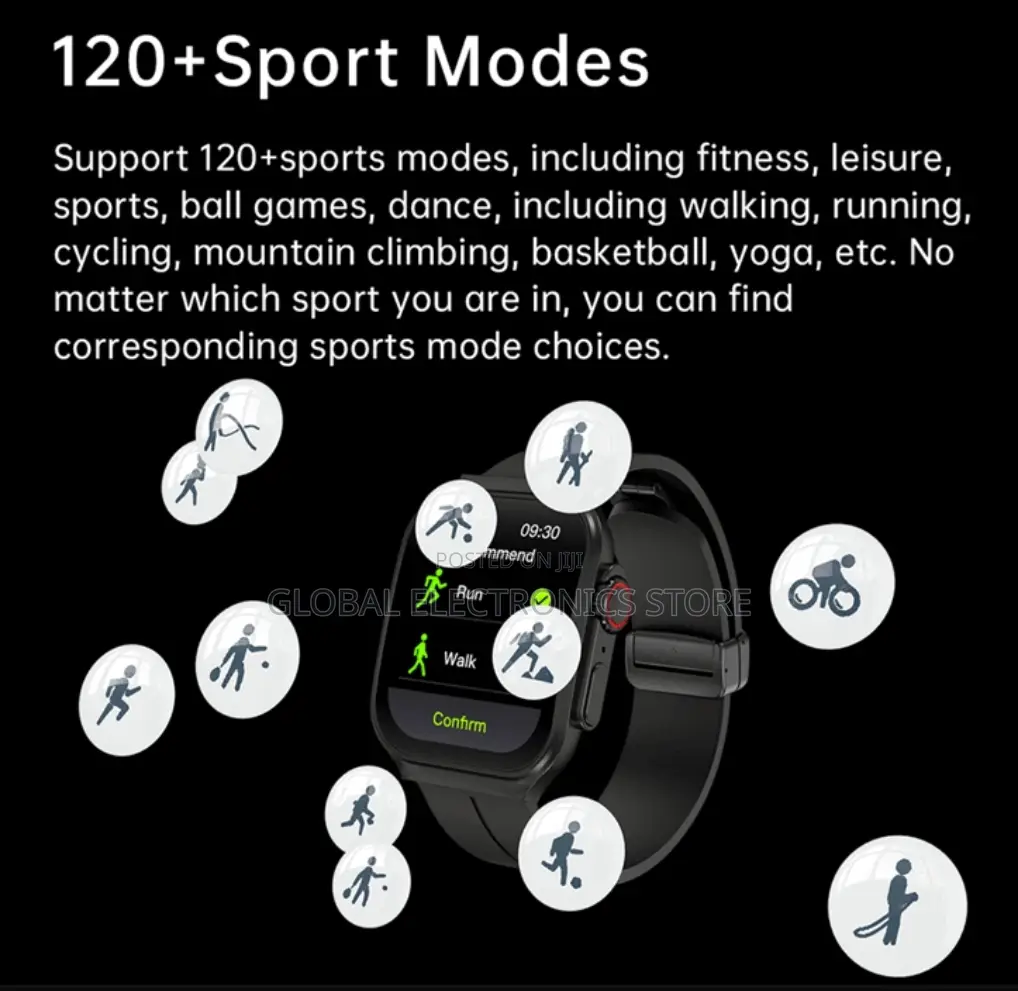 AMOLED Clear Screen 3D Flexible Surface Design Smart Watch