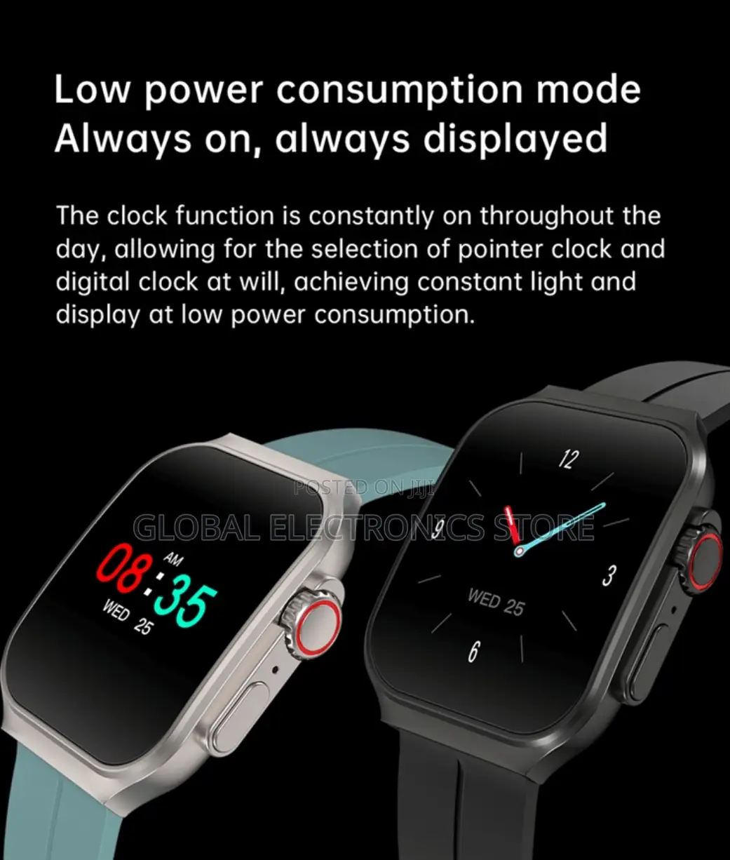 AMOLED Clear Screen 3D Flexible Surface Design Smart Watch