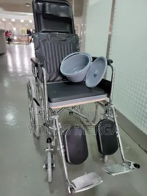 New/Popo Wheelchair Upholstered Vinyl Seat Is Easy to Clean