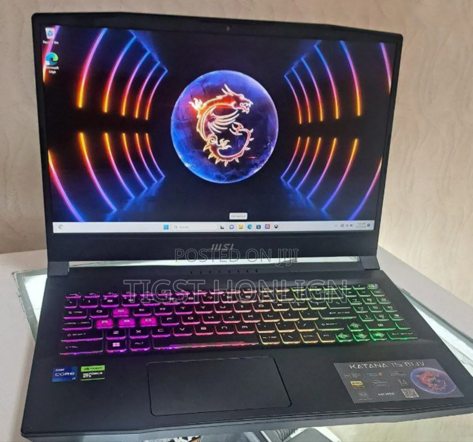 New Laptop MSI Katana 15 16GB Intel Core I7 SSD 1T