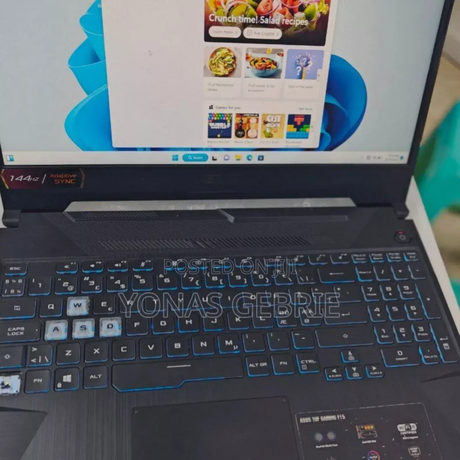 New Laptop Asus TUF Gaming FX504 16GB Intel Core i5 SSD 512GB
