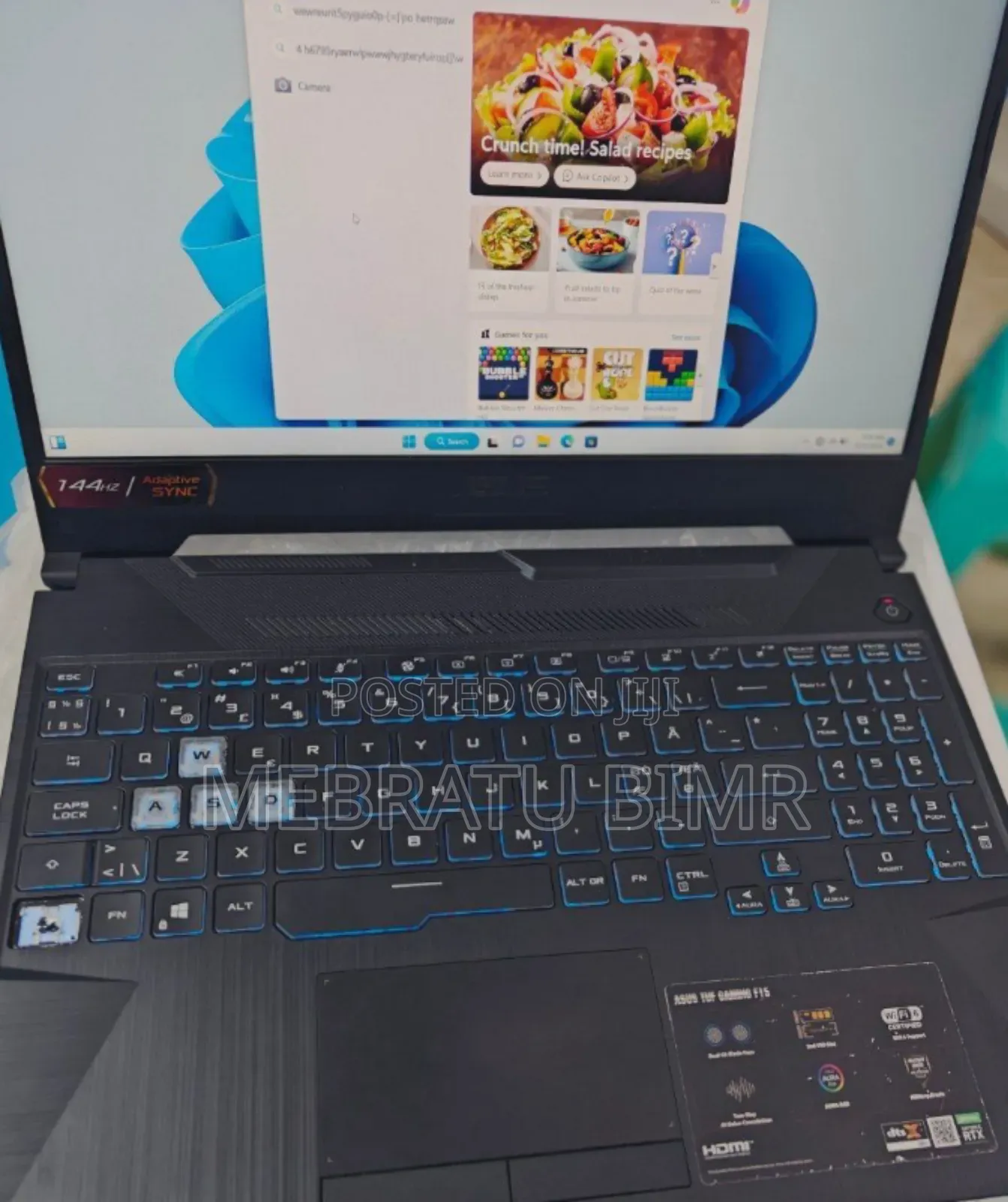 New Laptop Asus TUF Gaming FX504 16GB Intel Core I5 SSD 512GB