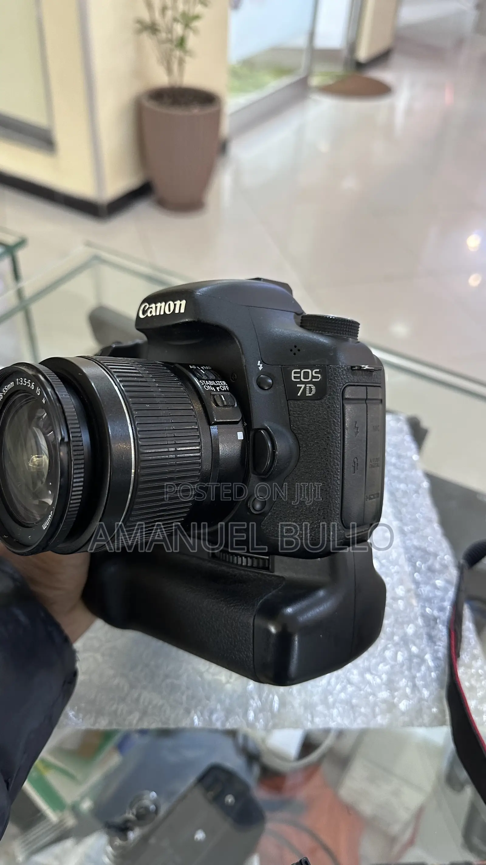 Canon 7d Camera With Full Accessory and Battery Grip