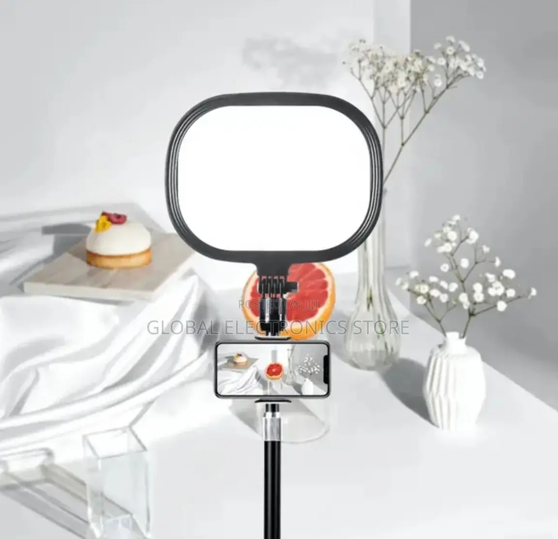 አዲስ ሞደል Ringlight (12 Watt 5 Color 180° ተጣጣፊ With Stand)