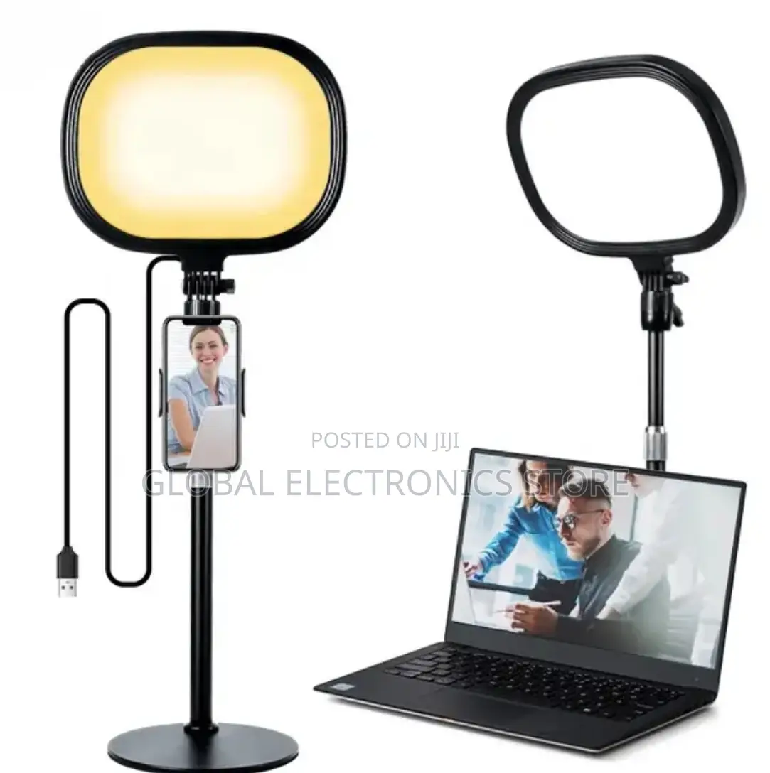 አዲስ ሞደል Ringlight (12 Watt 5 Color 180° ተጣጣፊ With Stand)