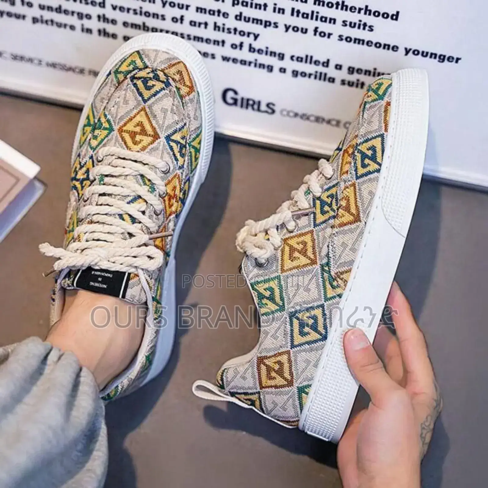 New Men's Casual High Master Quality Luxury Sneakers Shoes