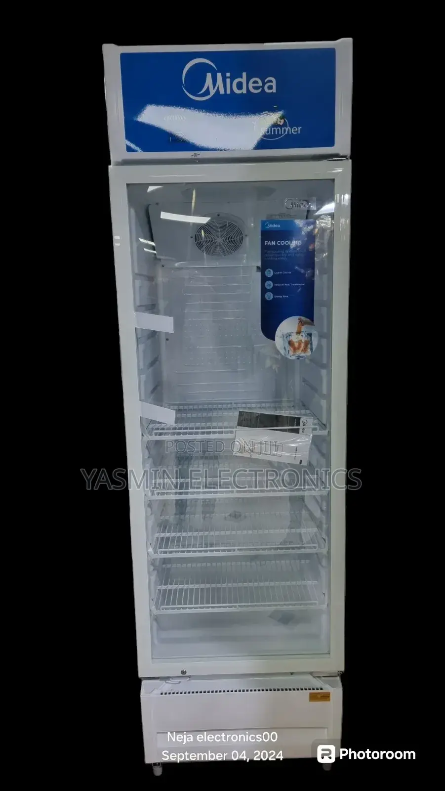 Midea Showcase 309-Liters Display Fridge Deliverl