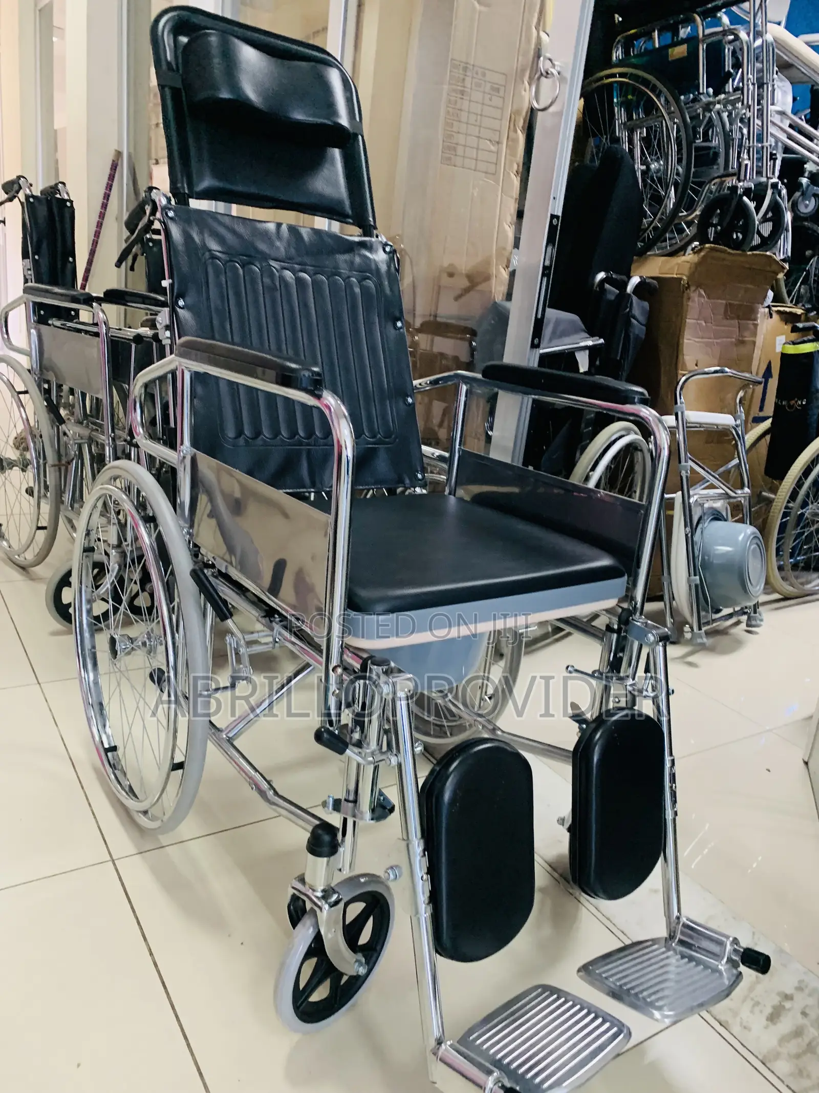DURABLE AND LIGHTWEIGHT – Wheelchair ; Toilet Wheelchair