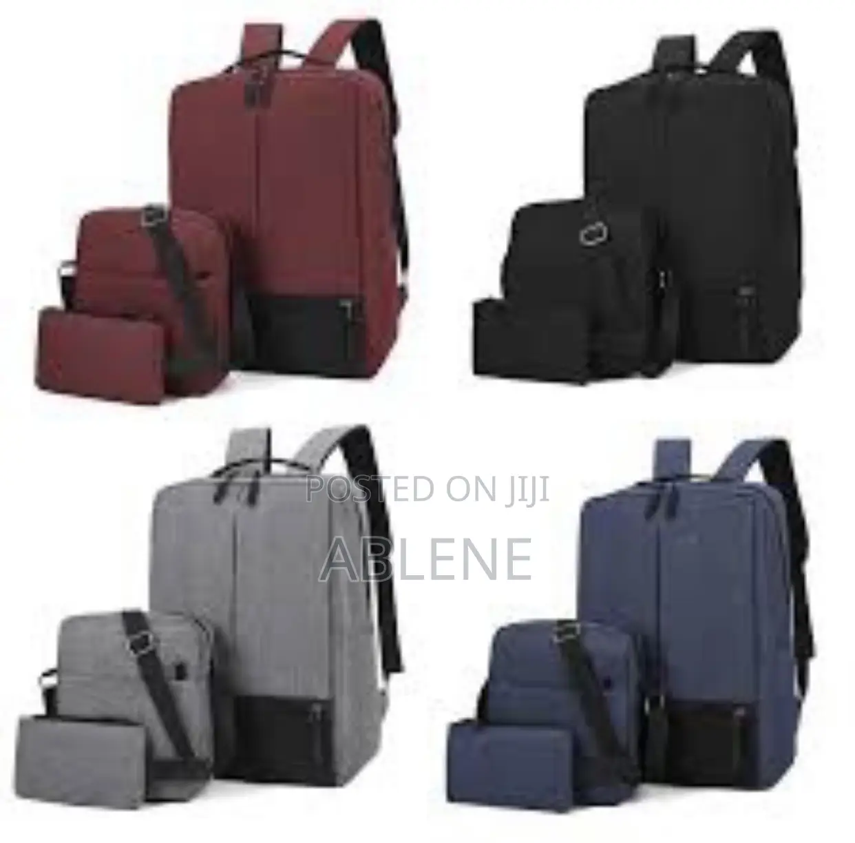 3 PCS Bag School Bag (ለማንኛው አገልግሎት የሚሆን)