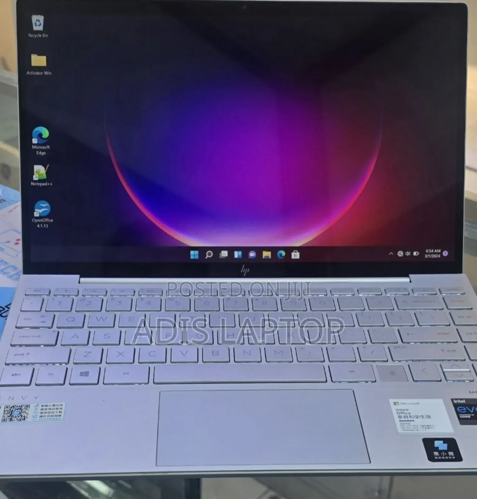 New Laptop HP Envy 13 16GB Intel Core I5 SSD 512GB