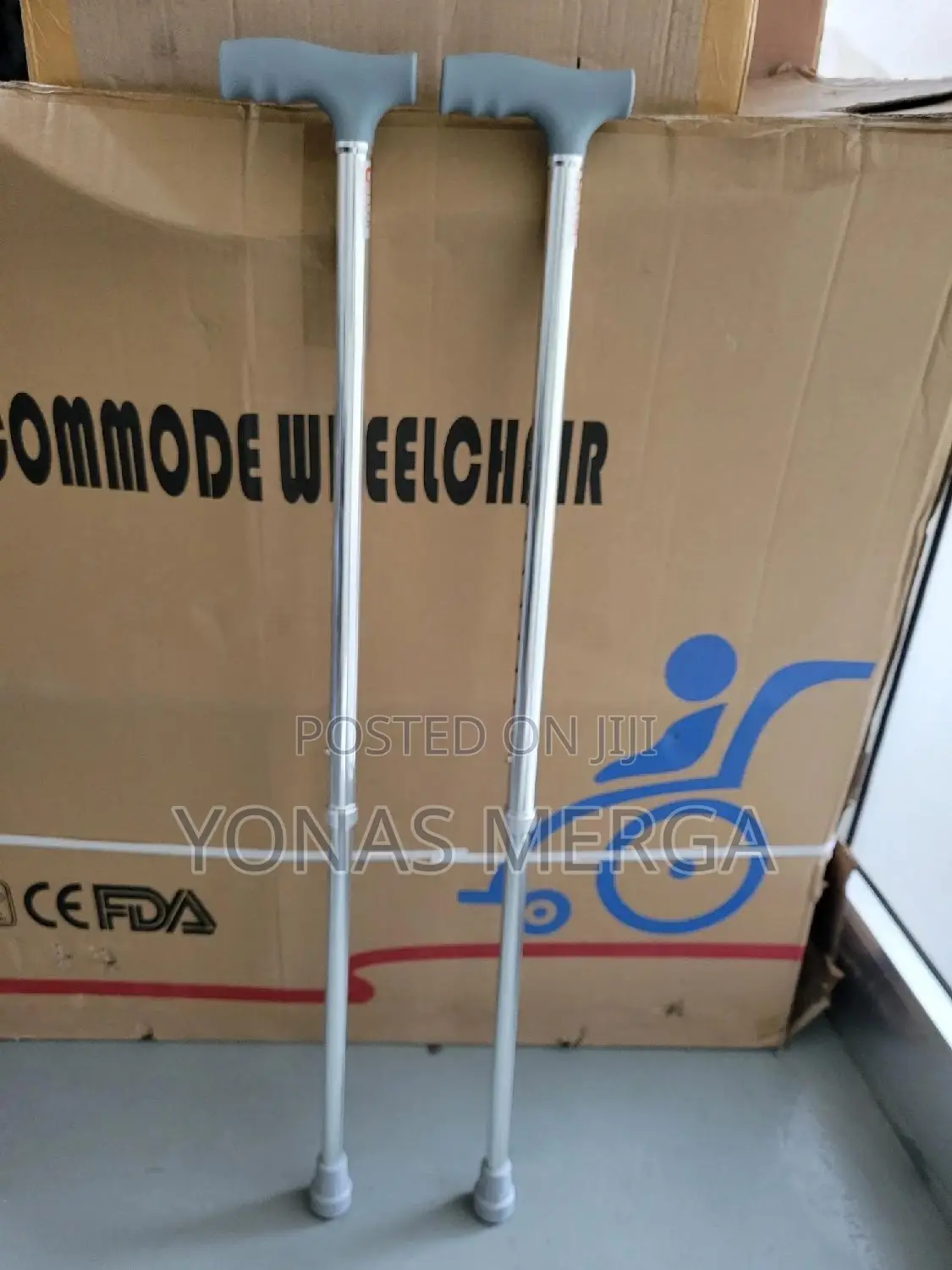 Walking Cane, Ergonomic Handle and Anti-Slip Rubber Base