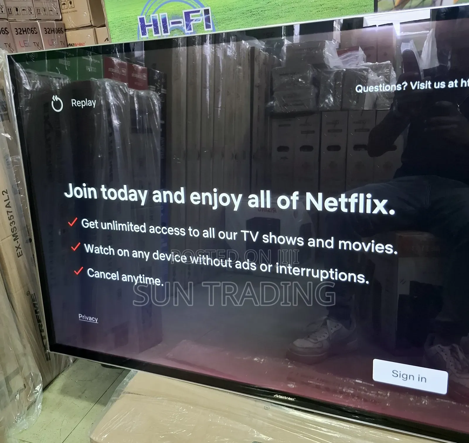 Mewe 55" Smart Silver Frame Webos With Magic Remote