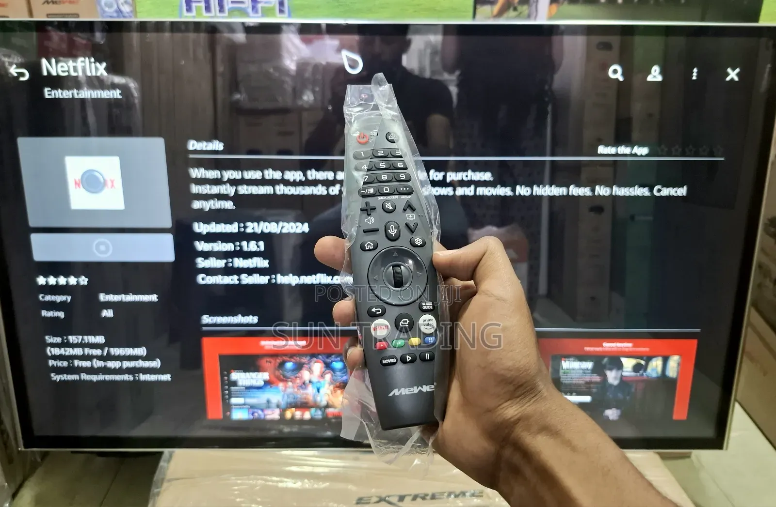 Mewe 55" Smart Silver Frame Webos With Magic Remote