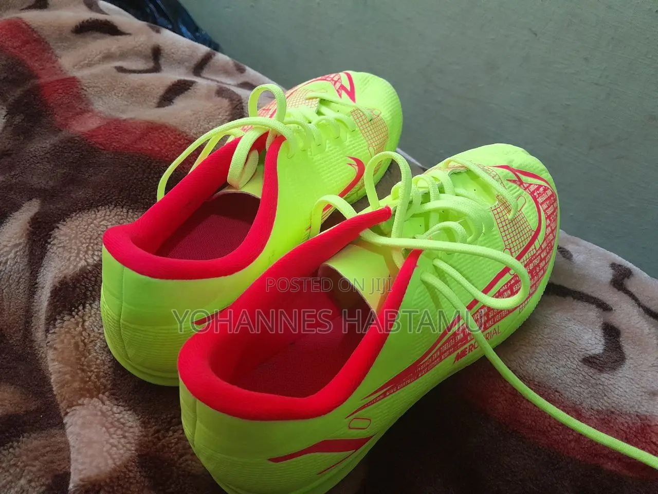 Original Nike Mercurial Futsal Football Cleats Taketa Shoes