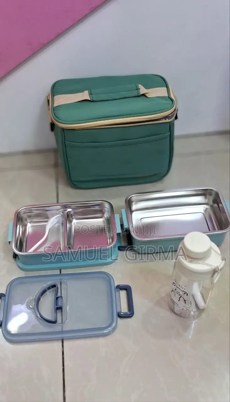 High Quality Kids Lunch Box With Water Bottle & Bag