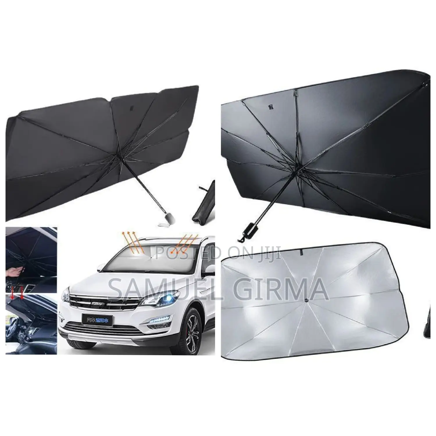 Foldable Car Sunshade Umbrella