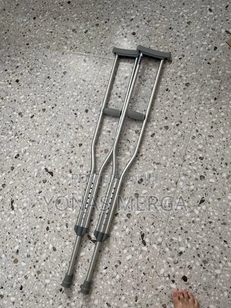 Crutches/ክራንች/Underarm Pad Handgrips (Internal Spring Shock