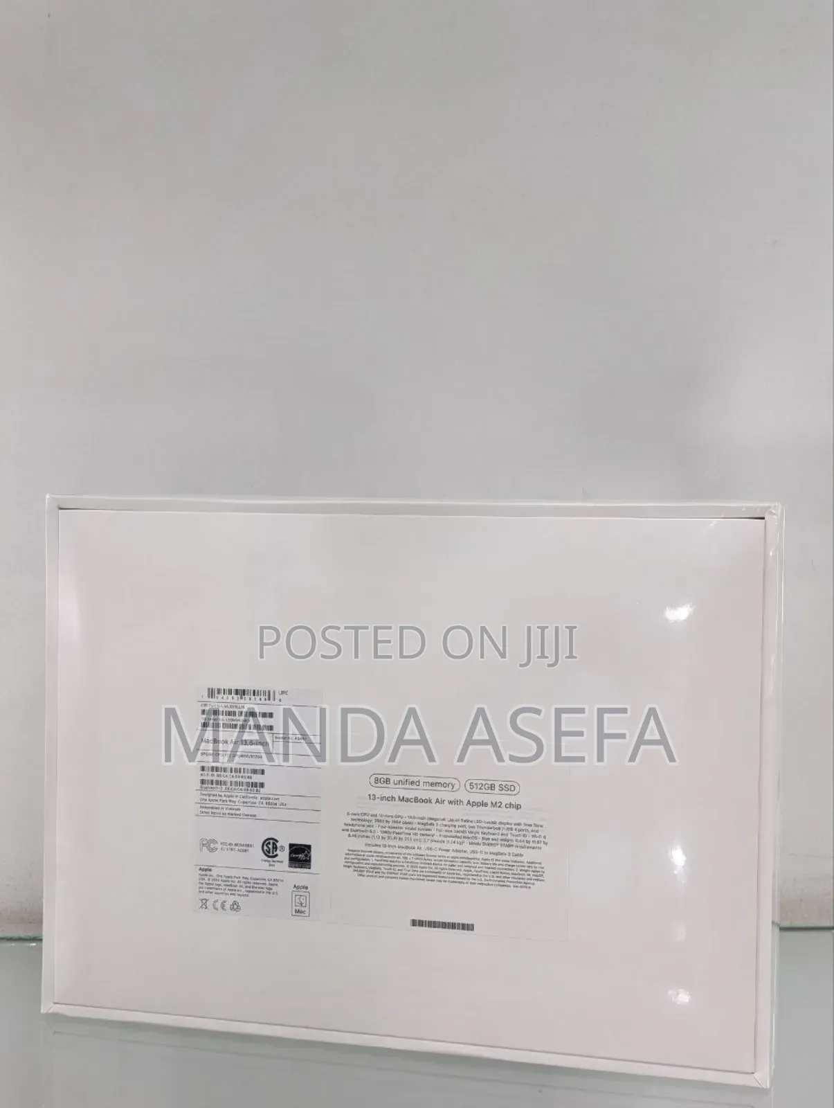 New Laptop Apple MacBook Air 8GB Apple M2 SSD 512GB