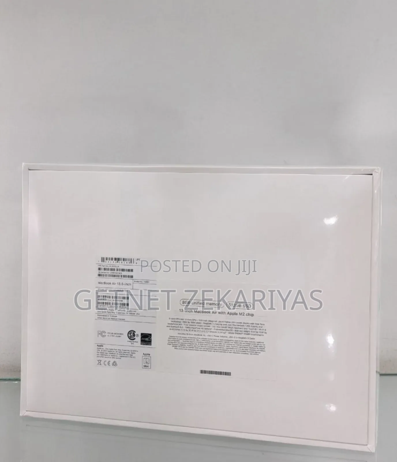 New Laptop Apple MacBook Air 2022 M2 8GB Apple M2 SSD 512GB