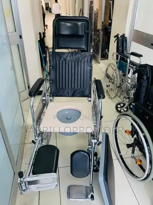 Photo - High-Back Manual Wheelchairs,Self Propelled Commode Chair