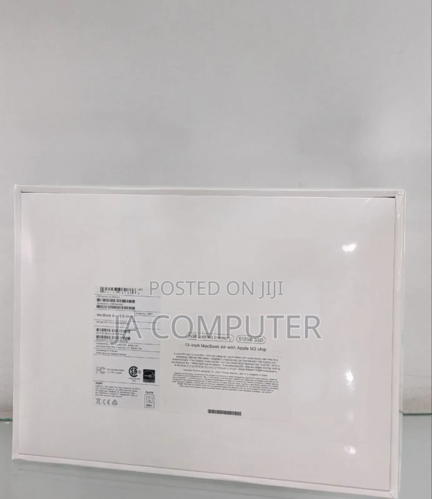 New Laptop Apple MacBook Air 2022 M2 8GB Apple M2 SSD 256GB