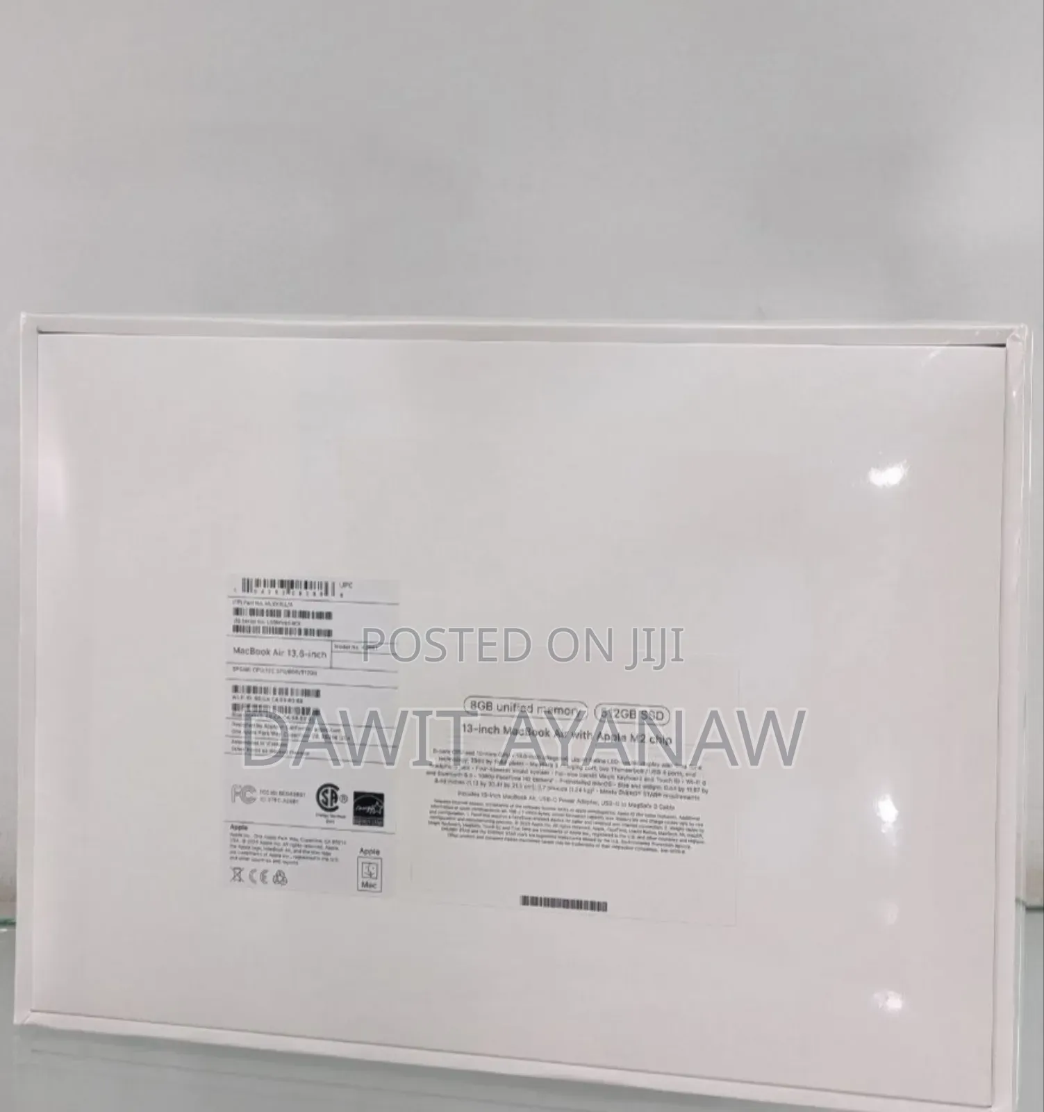 New Laptop Apple MacBook Air 2022 M2 8GB Apple M2 SSD 512GB