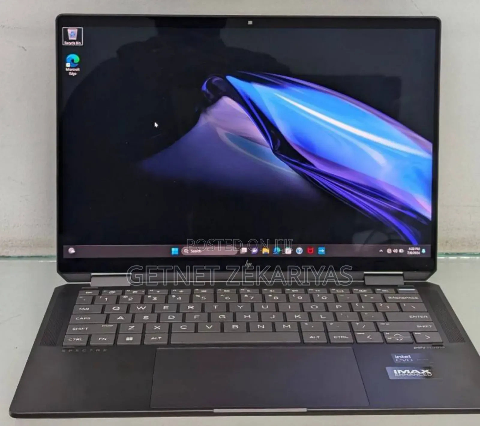 New Laptop HP Spectre X360 16GB Intel Core I7 SSD 1T