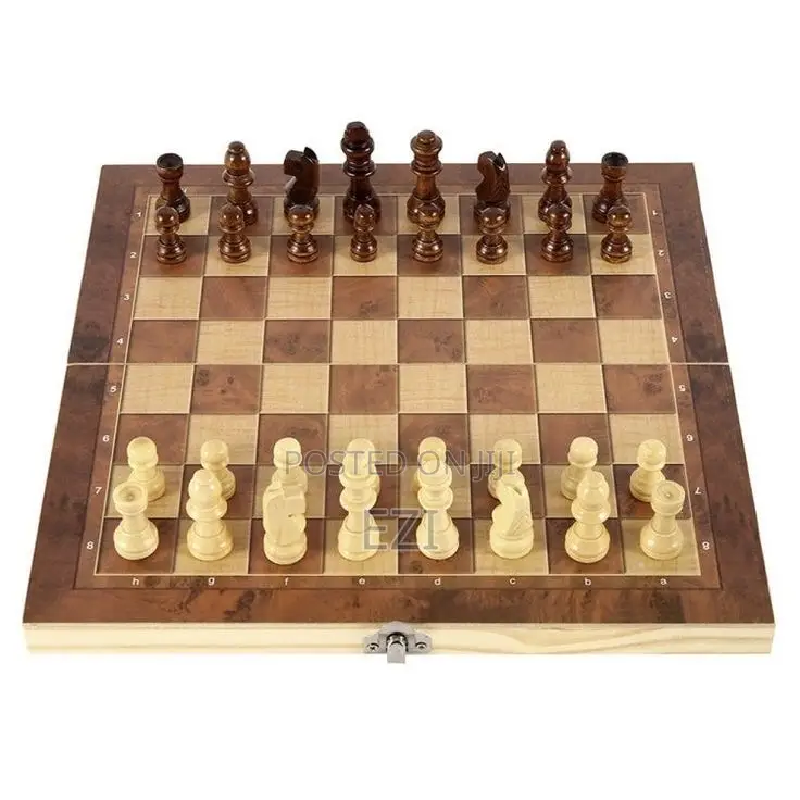 Authentic 3 in 1 Chess Board