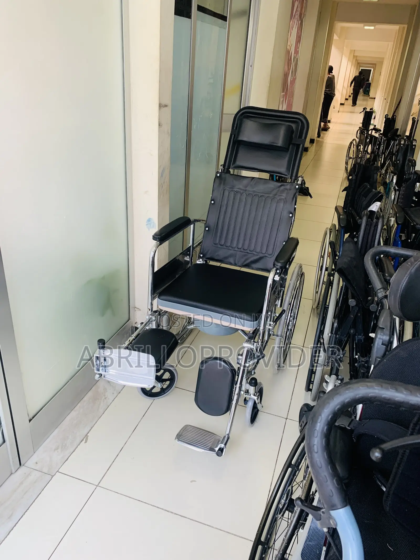 Flexible Toilet Access Wheelchair; Aluminum New Wheelchair