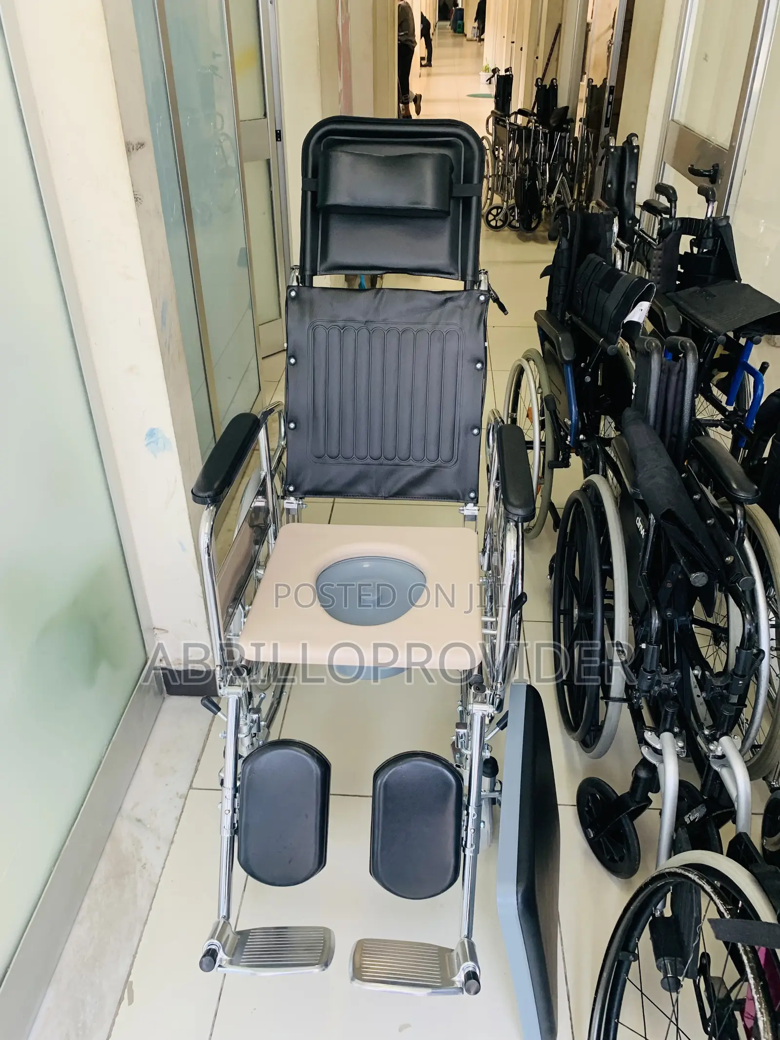 Wheelchair New Toilet Packed for Patients- Wheelchair