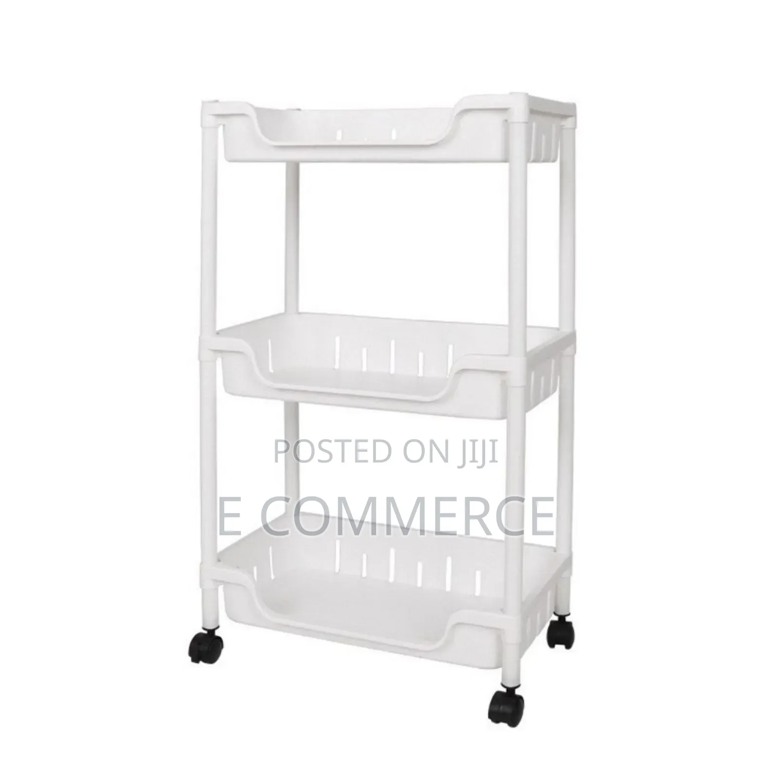 4 Tier Rolling Utility Cart Storage Shelf