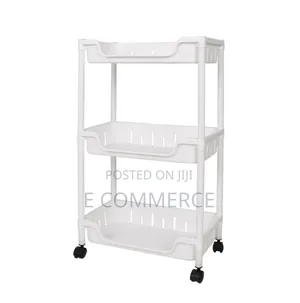 4 Tier Rolling Utility Cart Storage Shelf