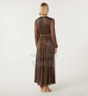Bronze Maxi Dinner Dress