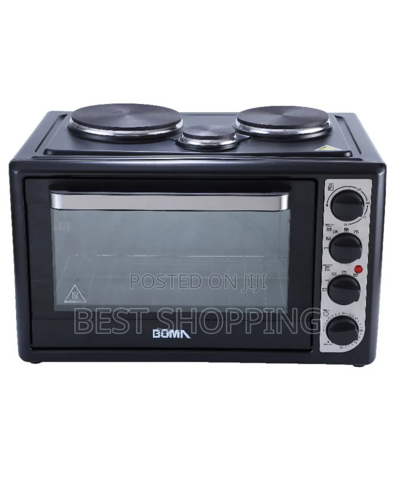 Boma Oven With 3 Stove 60 Liter