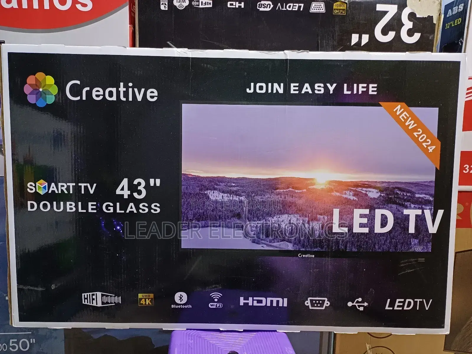Creative Tv 43 Inch Smart Android Tv New Arrival 2024