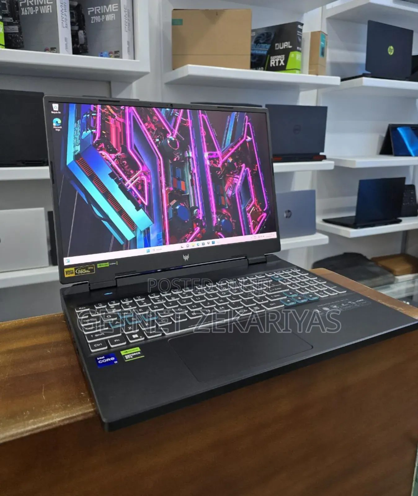 New Laptop Acer Predator Helios Neo 16 32GB Intel Core I9 SSD 1T