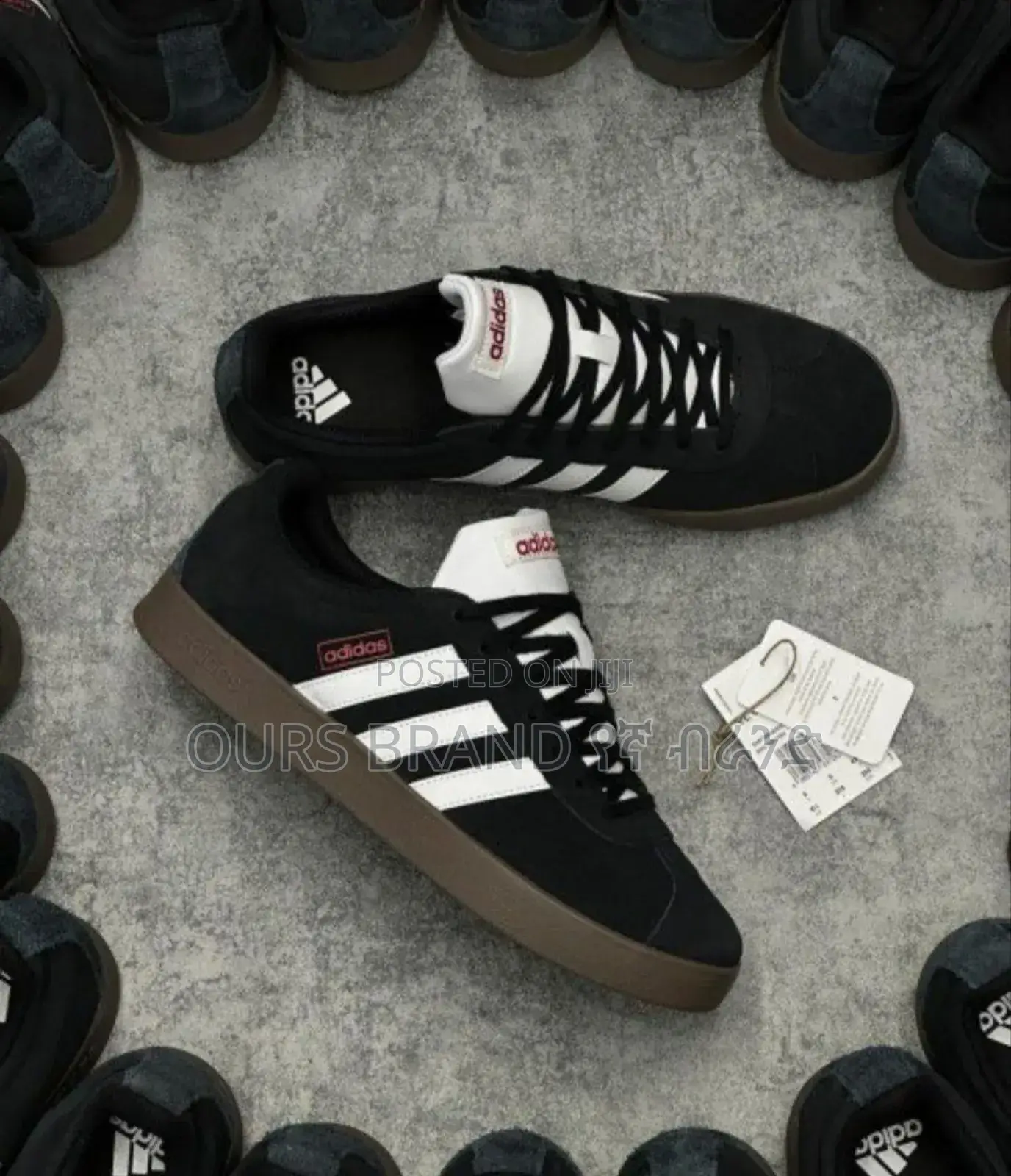 Adidas Vl Court OG Black Gum High Master Quality Luxury Sho