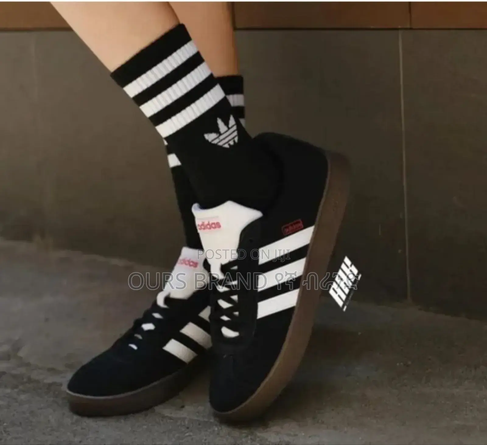 Adidas Vl Court OG Black Gum High Master Quality Luxury Sho