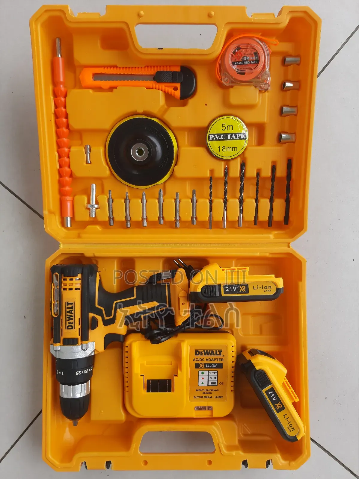 DEWALT 21v Rechargeable Drill