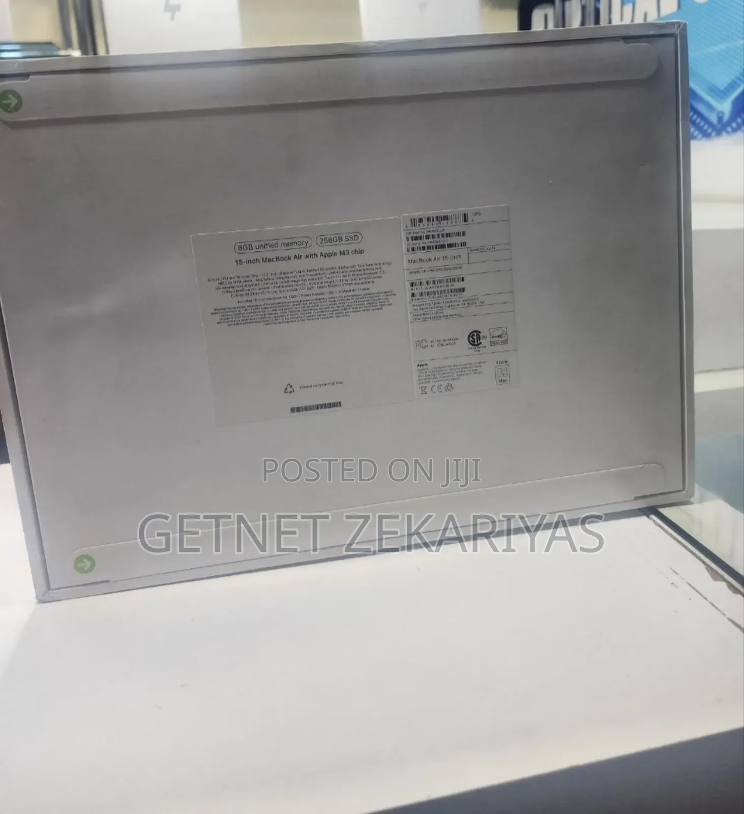 New Laptop Apple MacBook Air 8GB Apple M3 SSD 256GB